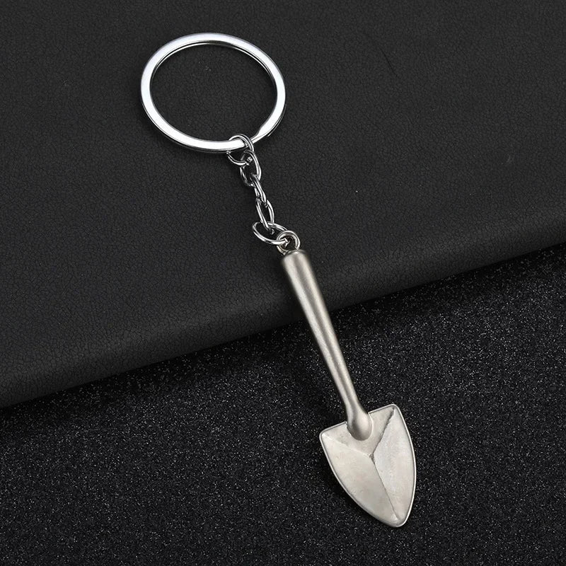 Pretend Play Set Mini Construction Multi Small Tools Metal Keychain Assorted Designs for Creative Play Gift DIY Toy Car Keyring