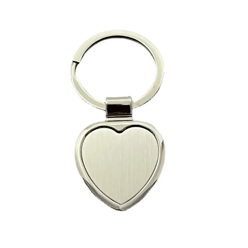 Custom Name Couple Keychain Anniversary Gift for Boyfriend Him Her Stainless Steel Key Ring Laser Engraved Sided Text Keyring