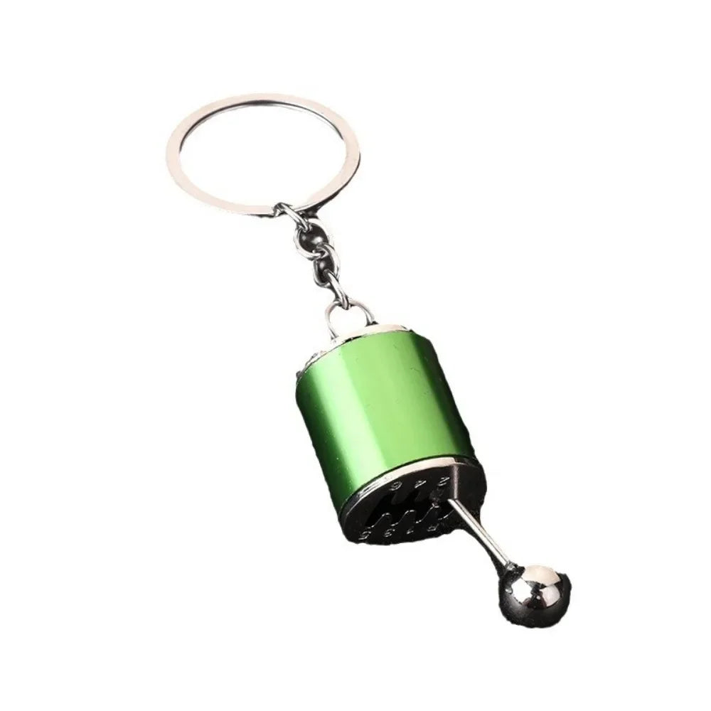 Creative Metal Mini Car Parts Manual Transmission Keychain Auto Enthusiast Keyring Accessories Key Ring Chain for Men Lover Gift
