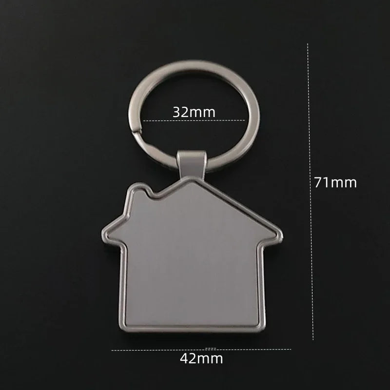 Custom Name Couple Keychain Anniversary Gift for Boyfriend Him Her Stainless Steel Key Ring Laser Engraved Sided Text Keyring