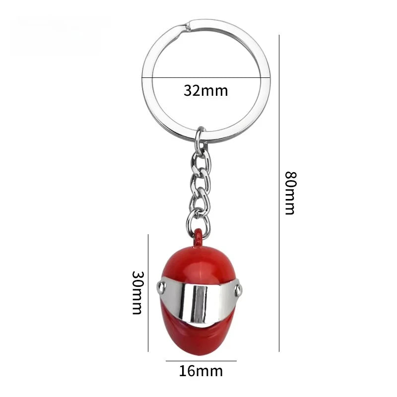 Motorcycle Hobby Keychain Metal Locomotive Moto 3D Simulation Keyring Punk Rock Key Ring Chain Originality Pendant Backpack Gift