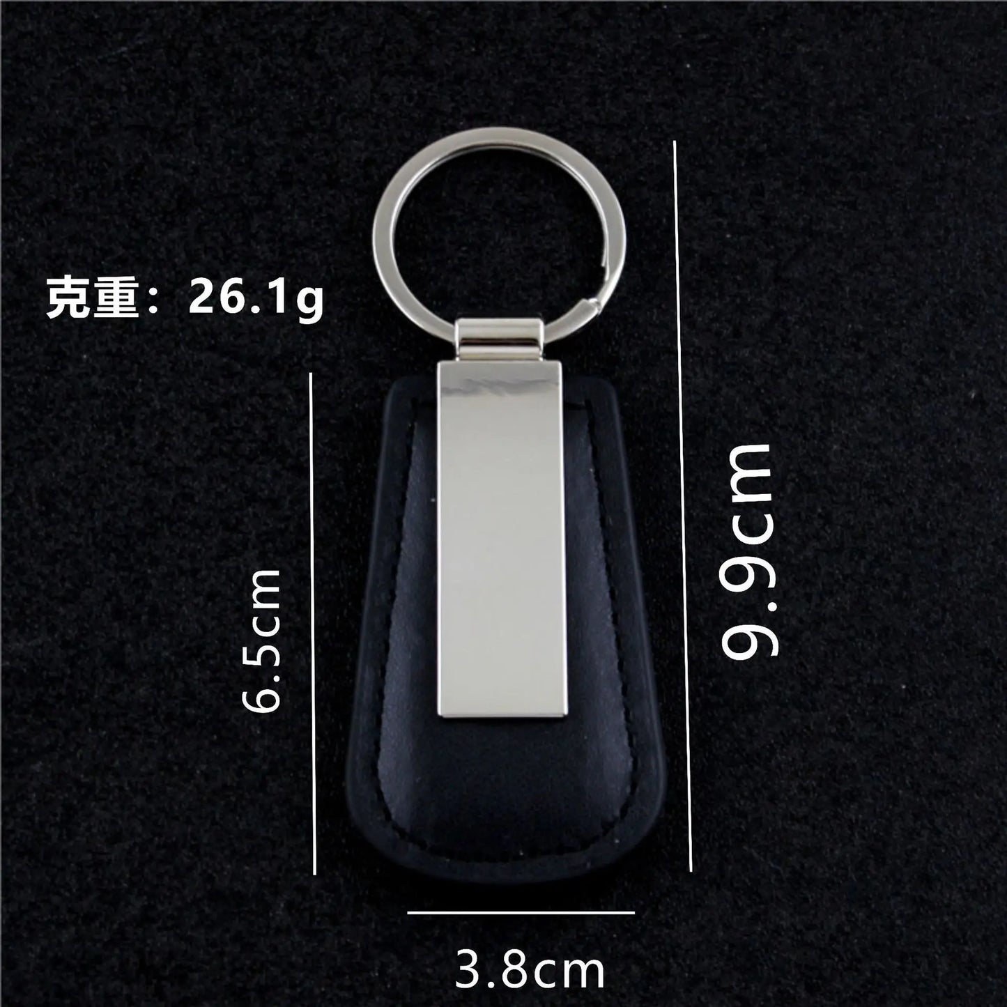 Custom LOGO Name Metal Leather Keychain Car Moto Keyring Motorcycle Pendant Key Chain Ring Gift