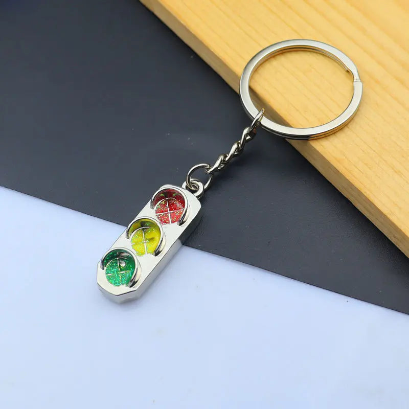 Creative Metal Mini Auto Parts Car Wheel Keychain Auto Enthusiast Keyring Accessories Key Ring Chain for Men Woman Lover Gift