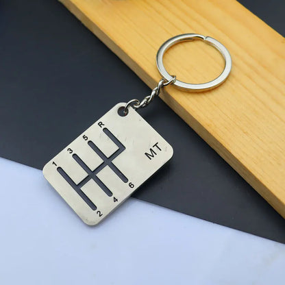 Creative Metal Mini Auto Parts Car Wheel Keychain Auto Enthusiast Keyring Accessories Key Ring Chain for Men Woman Lover Gift