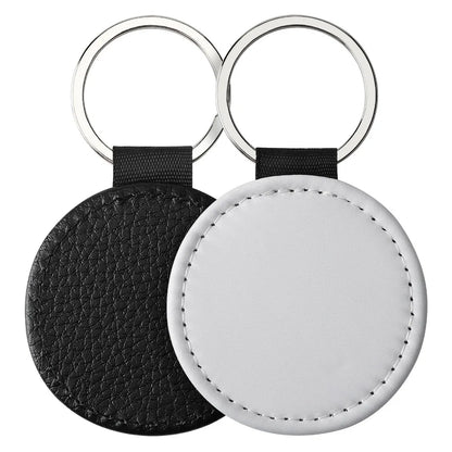 Custom Name Logo Metal White Style Neoprene  Keychain Pendant Moto Car Keyring Print Text Cartoon Key Ring Chain Gift