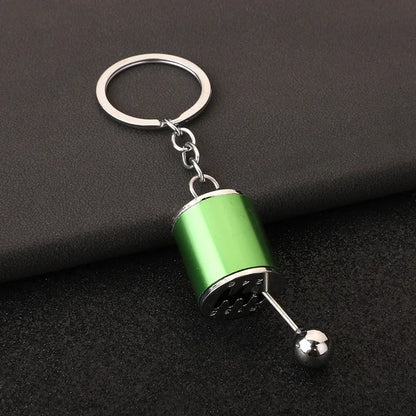 Creative Metal Mini Car Parts Manual Transmission Keychain Auto Enthusiast Keyring Accessories Key Ring Chain for Men Lover Gift