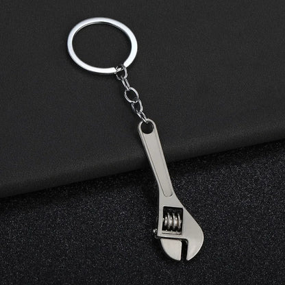 Pretend Play Set Mini Construction Multi Small Tools Metal Keychain Assorted Designs for Creative Play Gift DIY Toy Car Keyring