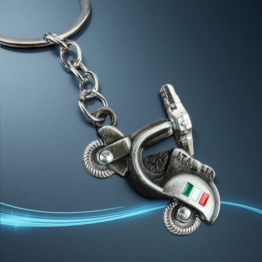Electric Vehicle Creative Keychain Small Metal Moto Personalized Keyring Electric Motorcycle Car Key Chain Ring Gift