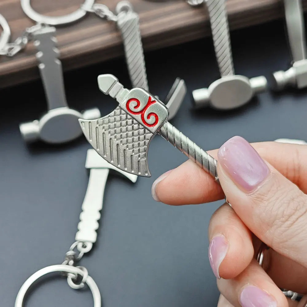 Pretend Play Set DIY Tools Keychain Combination Portable Mini Utility Keyring Multi Outdoor Small Key Chain Ring Wrench Gift