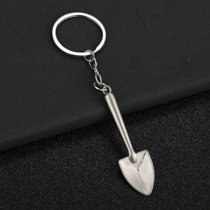 Pretend Play Set Mini Construction Multi Small Tools Metal Keychain Assorted Designs for Creative Play Gift DIY Toy Car Keyring