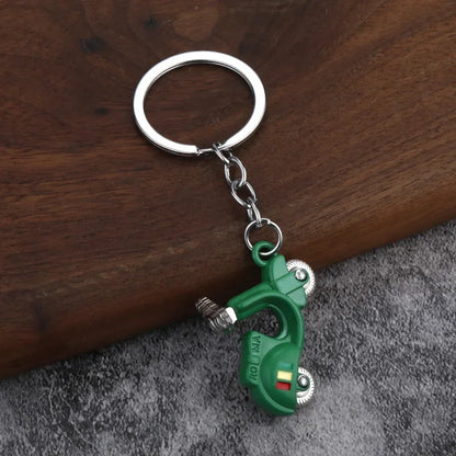 Electric Vehicle Creative Keychain Small Metal Moto Personalized Keyring Electric Motorcycle Car Key Chain Ring Gift
