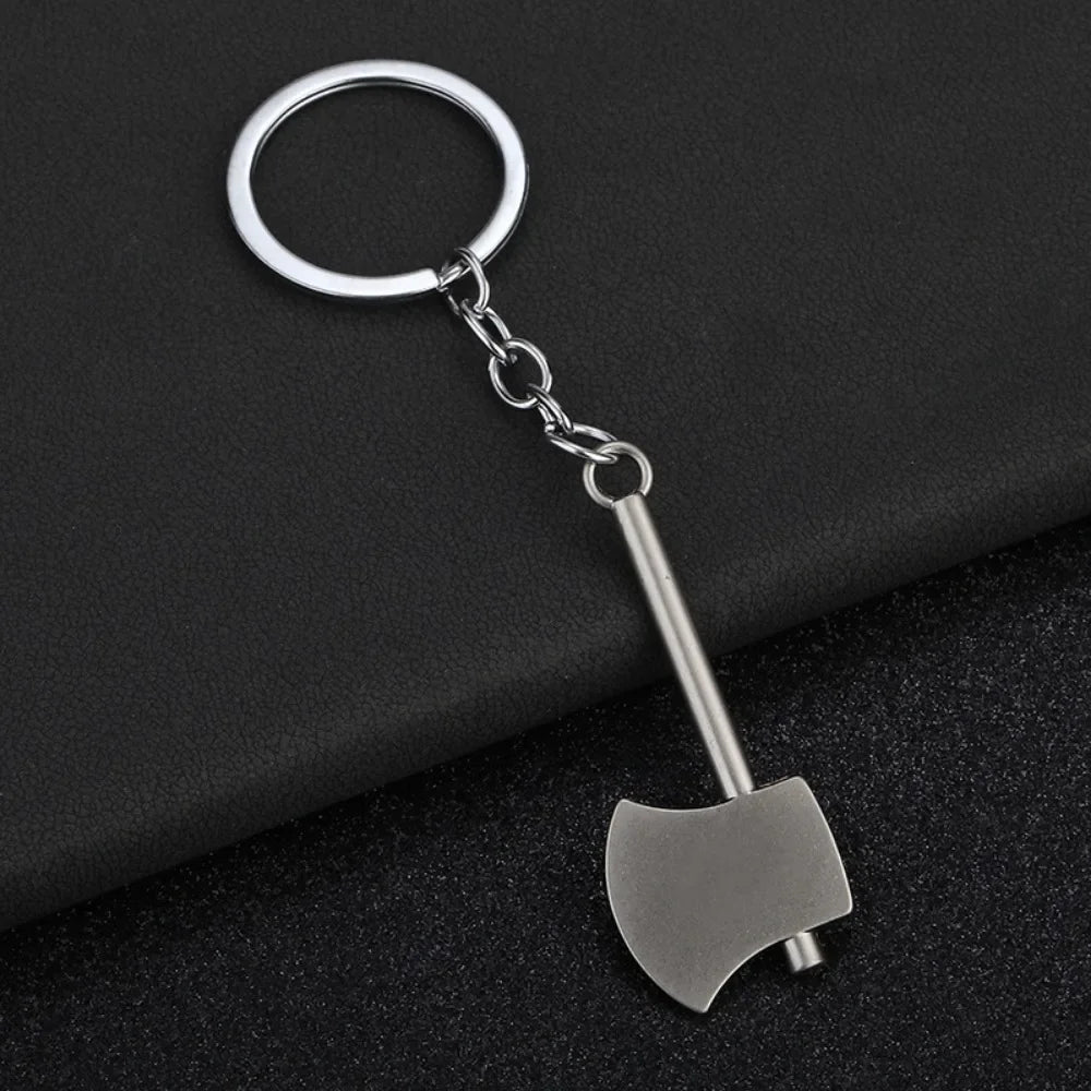 Pretend Play Set Mini Construction Multi Small Tools Metal Keychain Assorted Designs for Creative Play Gift DIY Toy Car Keyring