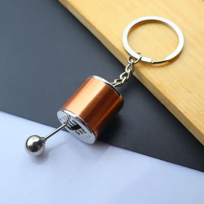 Creative Metal Mini Auto Parts Car Wheel Keychain Auto Enthusiast Keyring Accessories Key Ring Chain for Men Woman Lover Gift