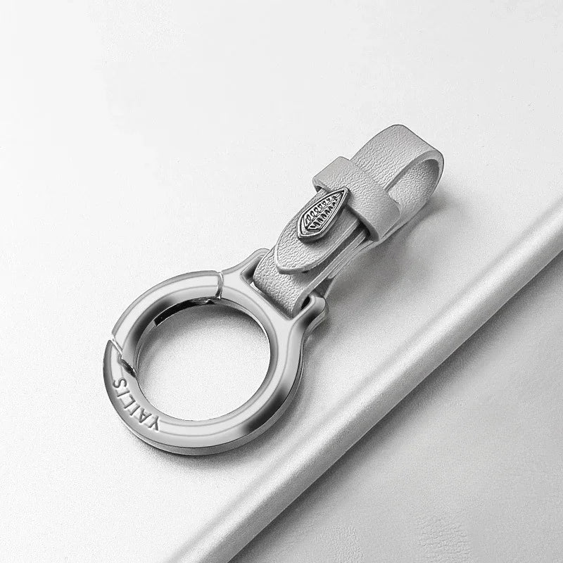 New Simplicity Car Moto Keychain Multifunctional Buckle Big Ring Belt Man Keyring Supplies Anti Loss Accessories Hook Gift