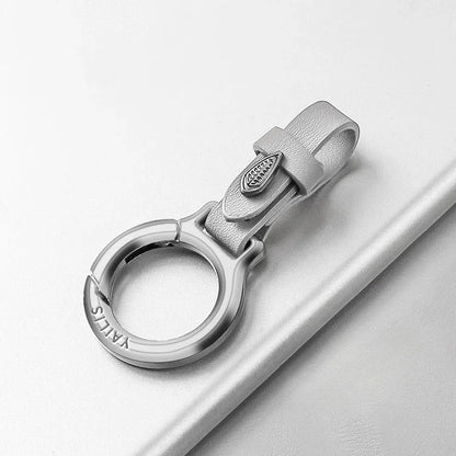 New Simplicity Car Moto Keychain Multifunctional Buckle Big Ring Belt Man Keyring Supplies Anti Loss Accessories Hook Gift