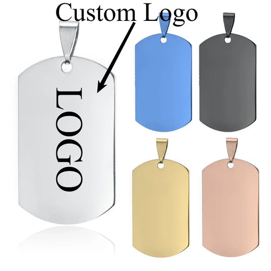 Customized LOGO Name Thickening Stainless Steel Keychain Pendant Motorcycle Car Keyring for Men and Women Key Ring Chain Gift