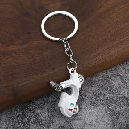 Electric Vehicle Creative Keychain Small Metal Moto Personalized Keyring Electric Motorcycle Car Key Chain Ring Gift