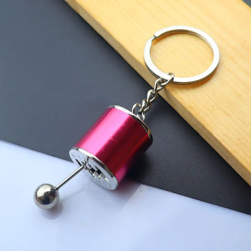 Creative Metal Mini Auto Parts Car Wheel Keychain Auto Enthusiast Keyring Accessories Key Ring Chain for Men Woman Lover Gift