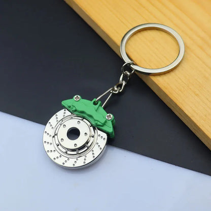Creative Metal Mini Auto Parts Car Wheel Keychain Auto Enthusiast Keyring Accessories Key Ring Chain for Men Woman Lover Gift
