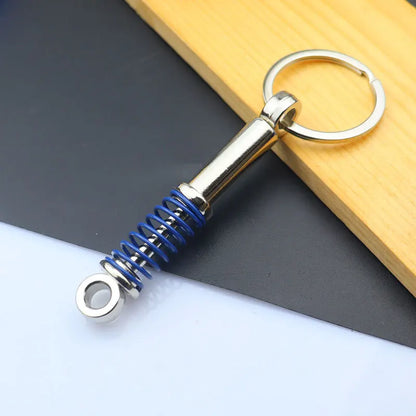 Creative Metal Mini Auto Parts Car Wheel Keychain Auto Enthusiast Keyring Accessories Key Ring Chain for Men Woman Lover Gift