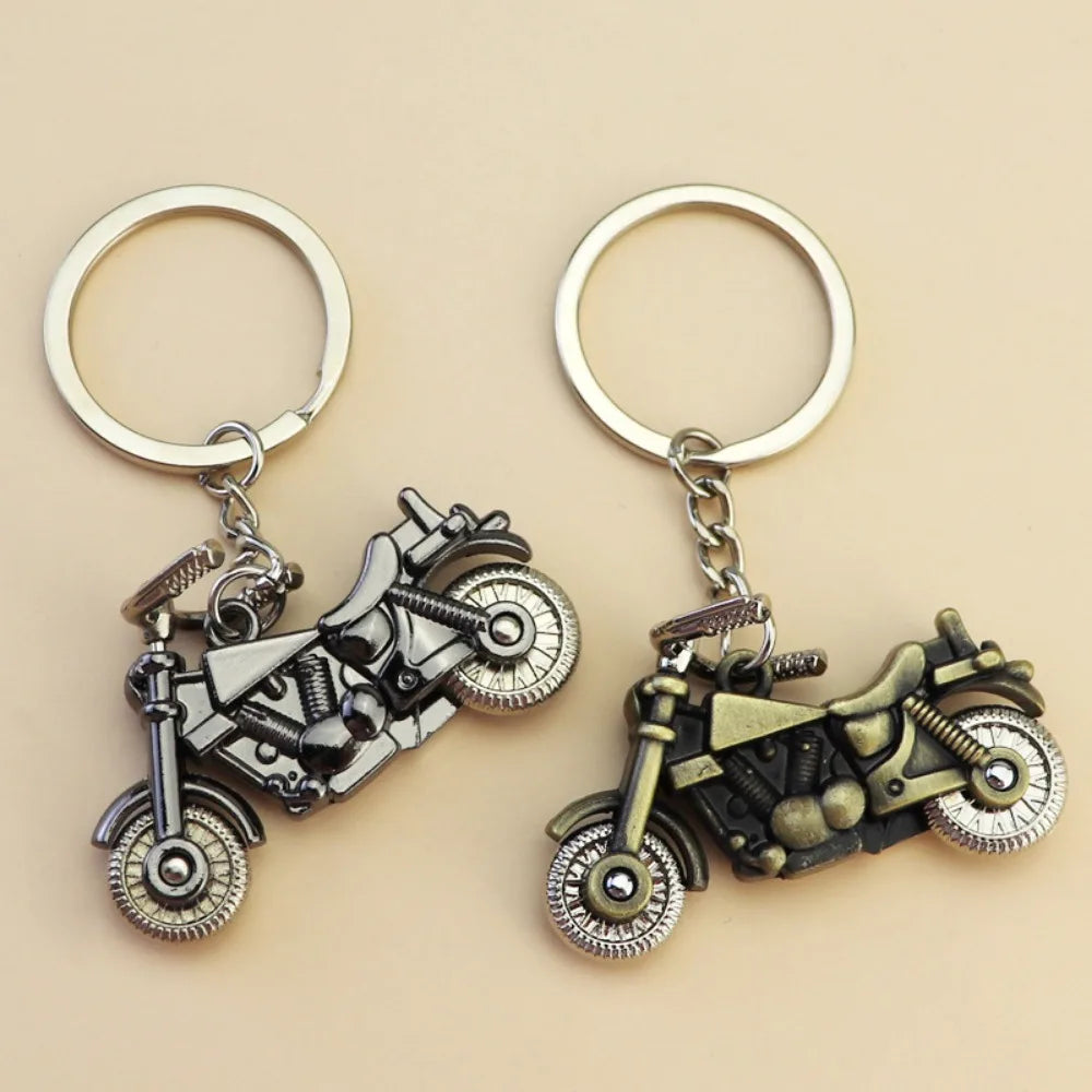 Originality Motorcycle Hobby Metal Stainless Steel Keychain Moto 3D Simulation Keyring Pendant Backpack Key Ring Chain Gift