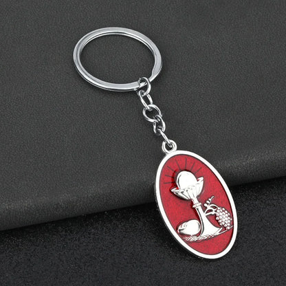 Grape Originality Metal Keychain Enamel Backpack Pendant Personalization Keyring Car Moto Rotundity Key Chain Ring Gift