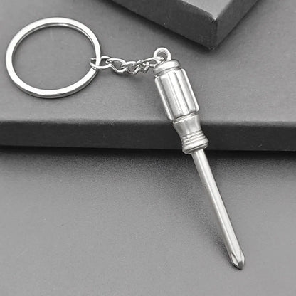 Pretend Play Set DIY Tools Keychain Combination Portable Mini Utility Keyring Multi Outdoor Small Key Chain Ring Wrench Gift