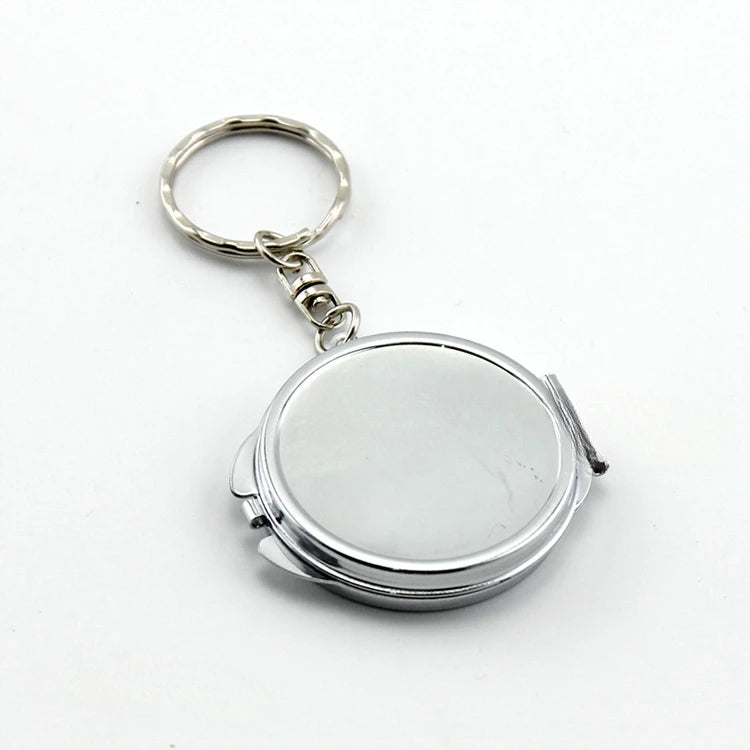 Custom  LOGO Name Metal Stainless Steel Mirror Keychain Love Core Heart Keyring for Woman Pendant Key Ring Chain Gift