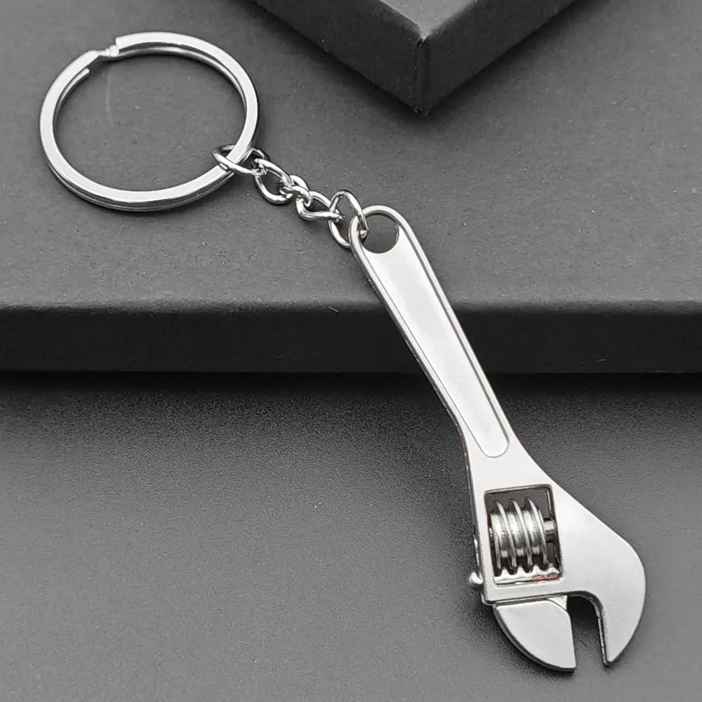 Pretend Play Set DIY Tools Keychain Combination Portable Mini Utility Keyring Multi Outdoor Small Key Chain Ring Wrench Gift