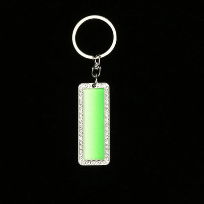 Creative Keychain Custom Logo Name Laser Engraving Metal Pendant Car Moto Key Chain Ring Characters Keyring Gift