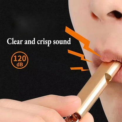 Portable EDC Whistle Emergency Survival Keychain Dual Frequency Survival Keyring Outdoor Camping Hiking Key Chain Ring Gift