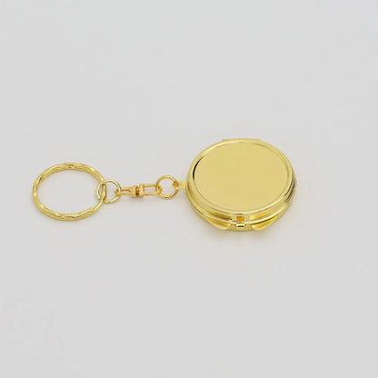 Custom  LOGO Name Metal Stainless Steel Mirror Keychain Love Core Heart Keyring for Woman Pendant Key Ring Chain Gift