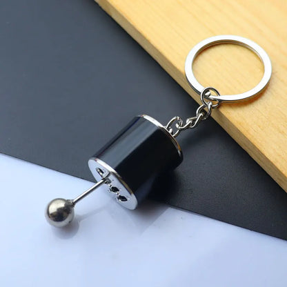 Creative Metal Mini Auto Parts Car Wheel Keychain Auto Enthusiast Keyring Accessories Key Ring Chain for Men Woman Lover Gift