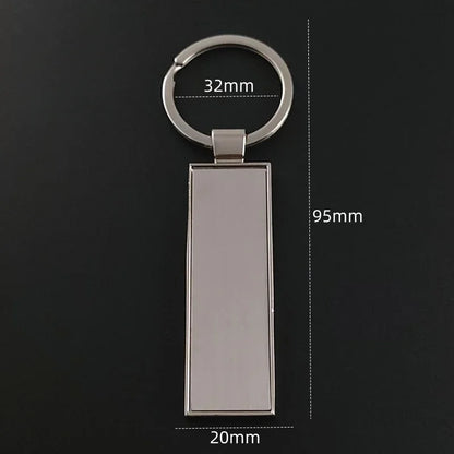 Custom Name Couple Keychain Anniversary Gift for Boyfriend Him Her Stainless Steel Key Ring Laser Engraved Sided Text Keyring