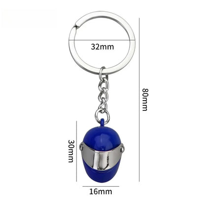 Motorcycle Hobby Keychain Metal Locomotive Moto 3D Simulation Keyring Punk Rock Key Ring Chain Originality Pendant Backpack Gift