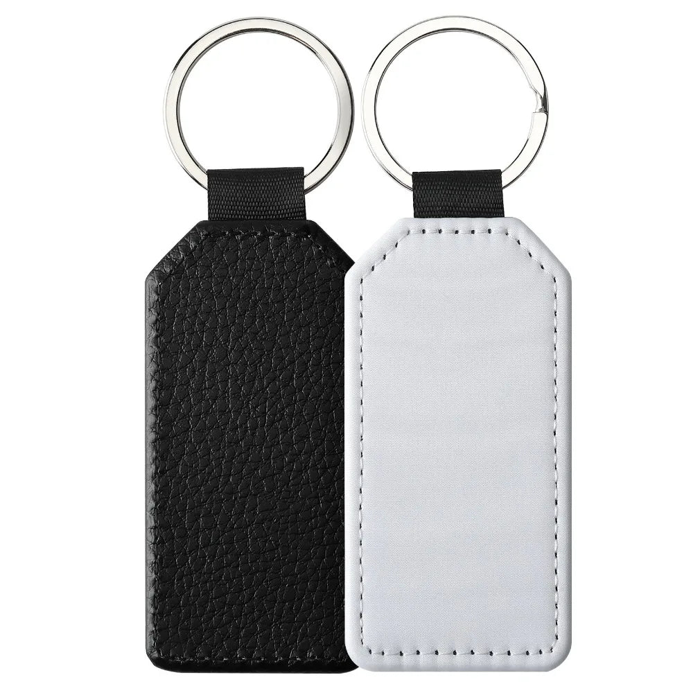 Custom Name Logo Metal White Style Neoprene  Keychain Pendant Moto Car Keyring Print Text Cartoon Key Ring Chain Gift