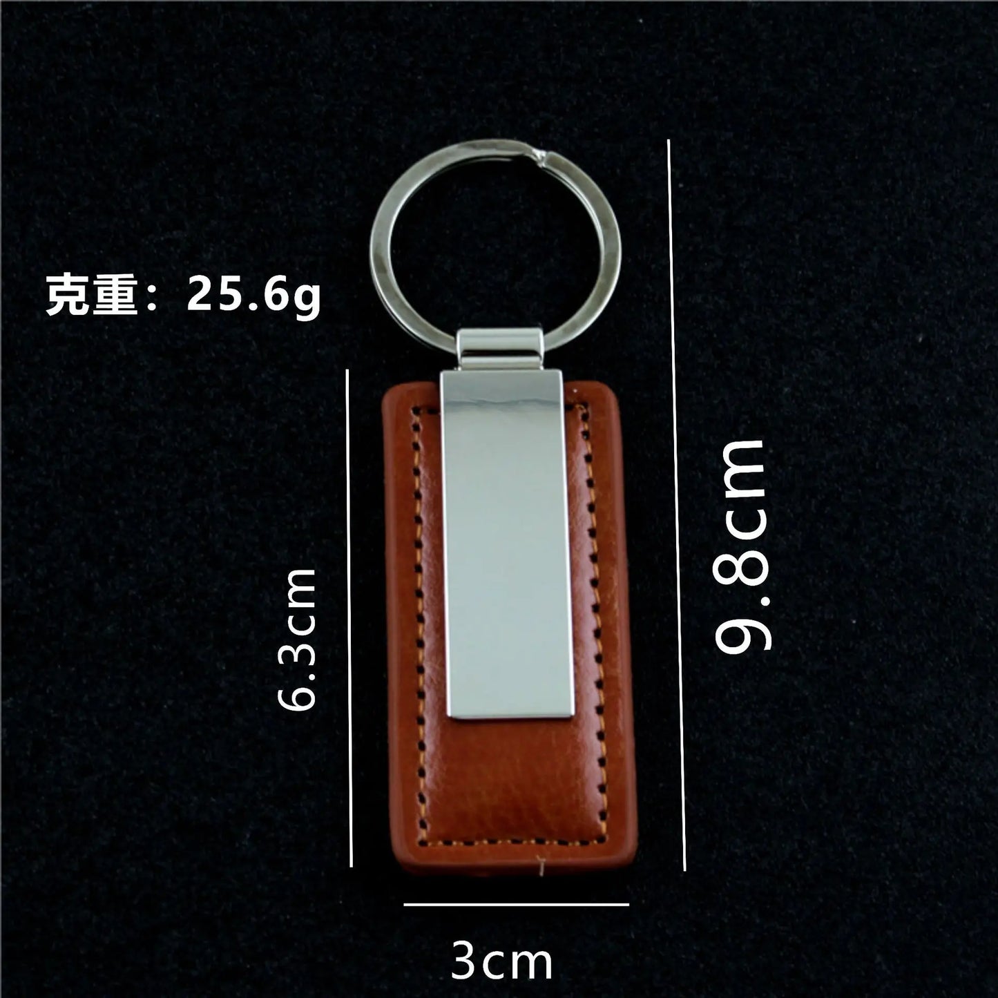 Custom LOGO Name Metal Leather Keychain Car Moto Keyring Motorcycle Pendant Key Chain Ring Gift