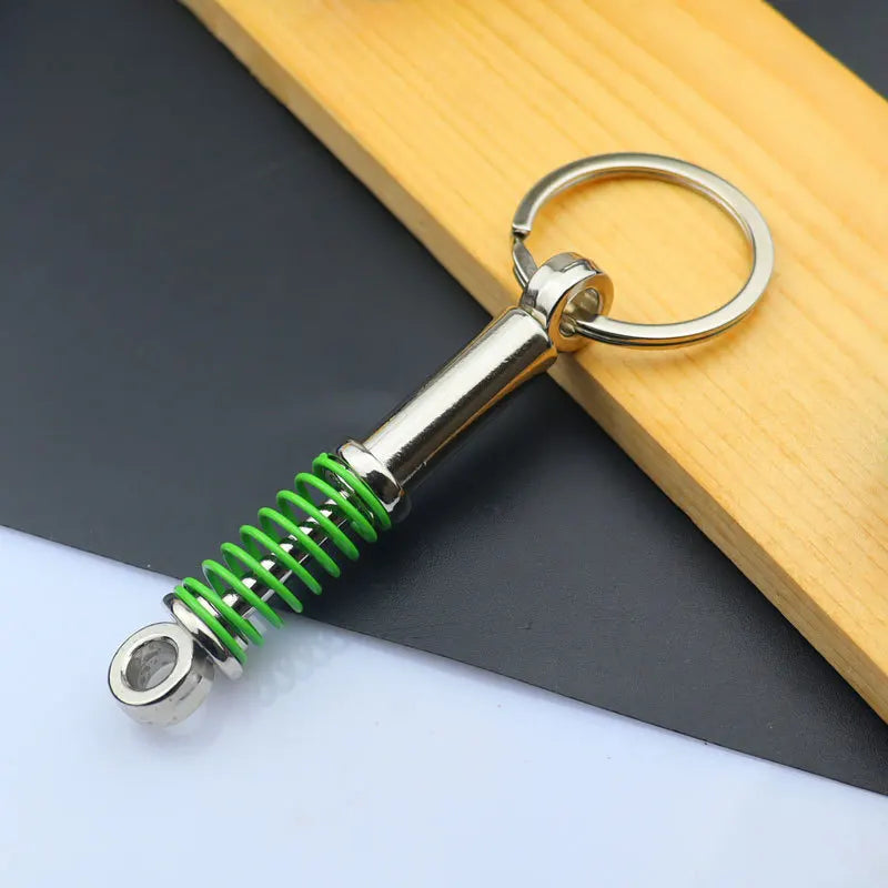 Creative Metal Mini Auto Parts Car Wheel Keychain Auto Enthusiast Keyring Accessories Key Ring Chain for Men Woman Lover Gift