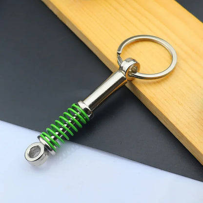 Creative Metal Mini Auto Parts Car Wheel Keychain Auto Enthusiast Keyring Accessories Key Ring Chain for Men Woman Lover Gift