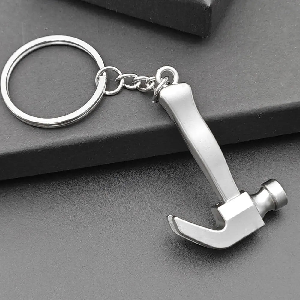 Pretend Play Set DIY Tools Keychain Combination Portable Mini Utility Keyring Multi Outdoor Small Key Chain Ring Wrench Gift