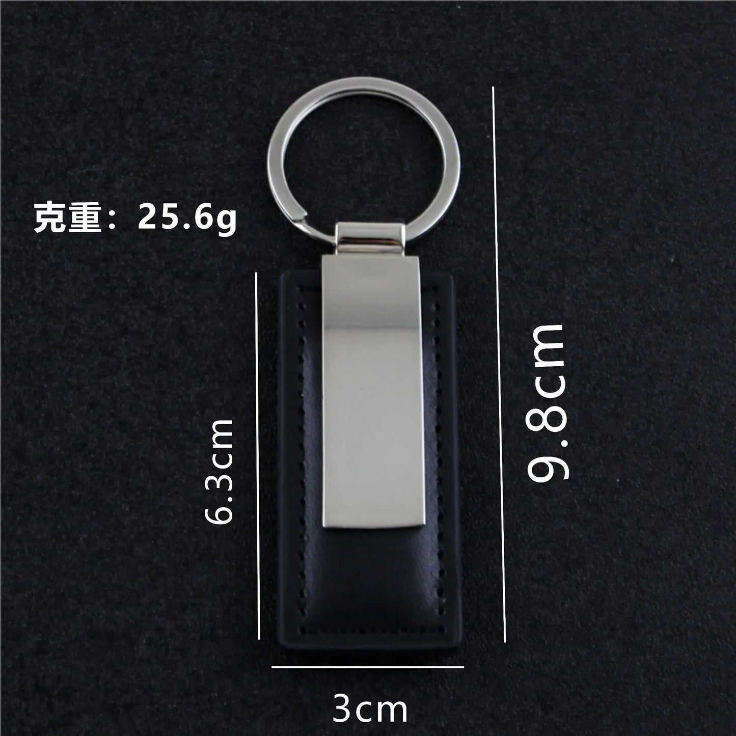 Custom LOGO Name Metal Leather Keychain Car Moto Keyring Motorcycle Pendant Key Chain Ring Gift