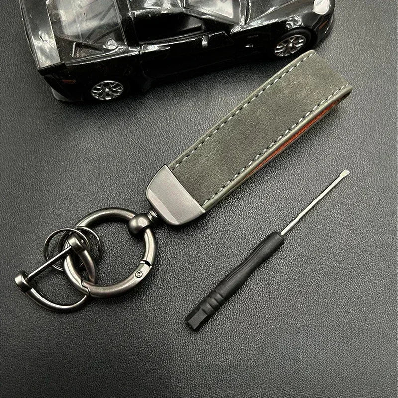 50PCS Custom Name Logo Leather Car Moto Keychain Personalized for Men and Women Keyring Creative Simple Key Chains Ring Gift