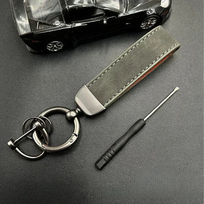 50PCS Custom Name Logo Leather Car Moto Keychain Personalized for Men and Women Keyring Creative Simple Key Chains Ring Gift