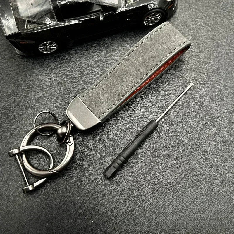 50PCS Custom Name Logo Leather Car Moto Keychain Personalized for Men and Women Keyring Creative Simple Key Chains Ring Gift