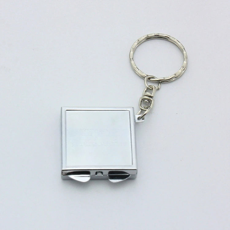 Custom  LOGO Name Metal Stainless Steel Mirror Keychain Love Core Heart Keyring for Woman Pendant Key Ring Chain Gift