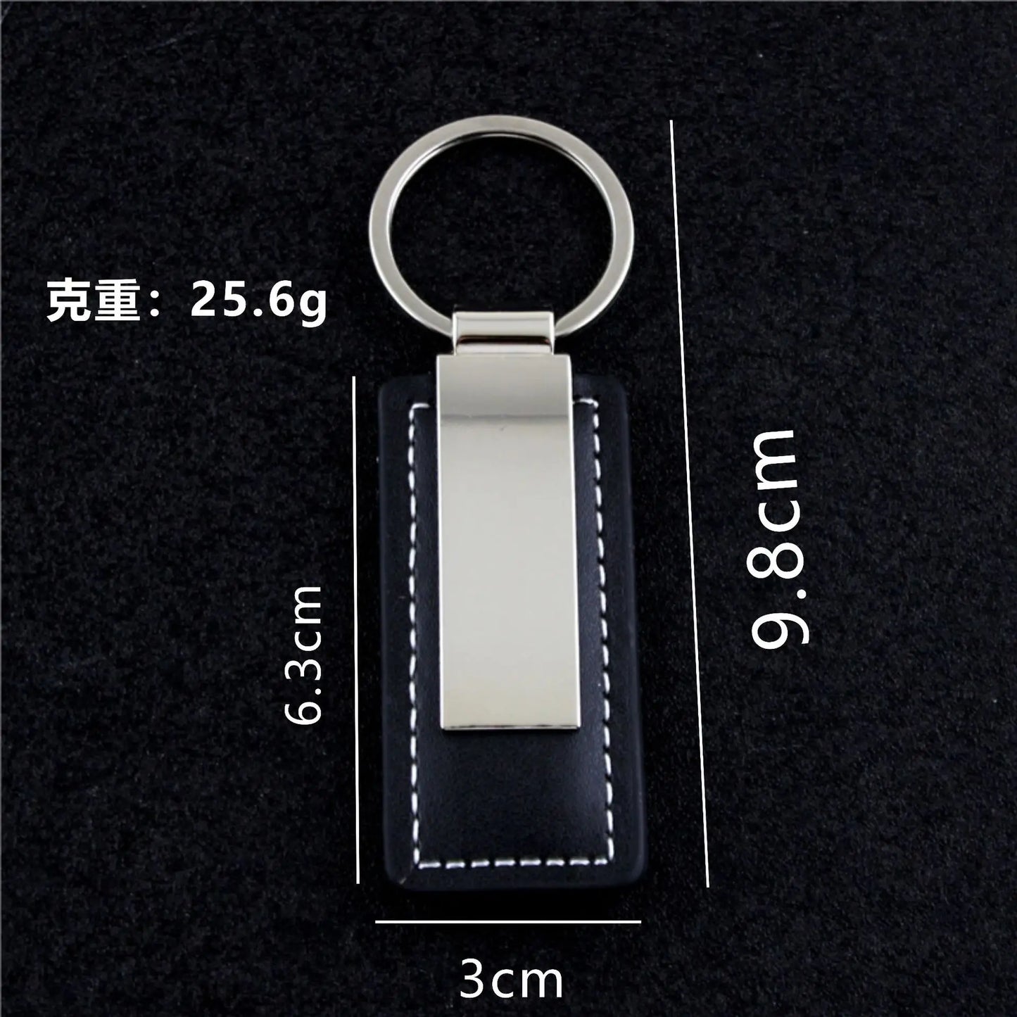 Custom LOGO Name Metal Leather Keychain Car Moto Keyring Motorcycle Pendant Key Chain Ring Gift