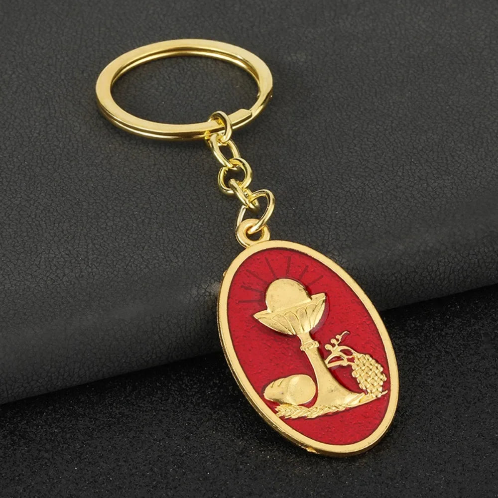 Grape Originality Metal Keychain Enamel Backpack Pendant Personalization Keyring Car Moto Rotundity Key Chain Ring Gift