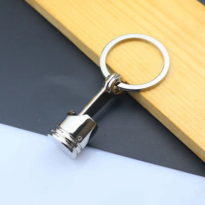 Creative Metal Mini Auto Parts Car Wheel Keychain Auto Enthusiast Keyring Accessories Key Ring Chain for Men Woman Lover Gift