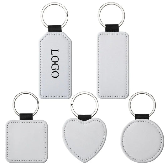 Custom Name Logo Metal White Style Neoprene  Keychain Pendant Moto Car Keyring Print Text Cartoon Key Ring Chain Gift