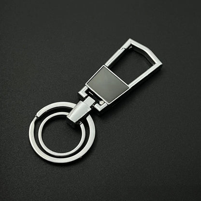 Zinc Allo Keychain Customized LOGO Name Laser Carving Pendant Motorcycle Car Keyring for Men and Women  Key Ring Chain Gift